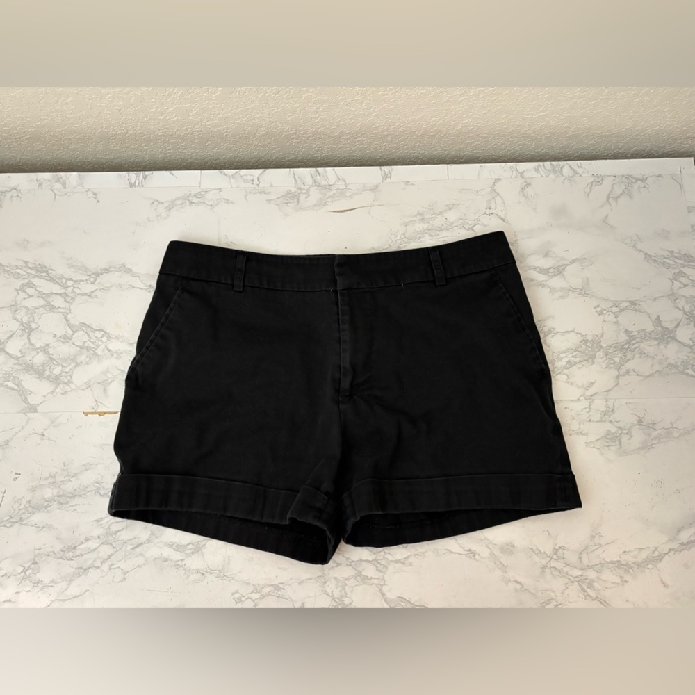 Vintage 90s Marquis Women’s 30 Shorts Short Bermuda Black Clasp Casual Zip​​